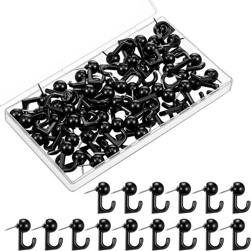 30 Pcs Gold Push Pin Picture Hooks, Thumbtacks for Wall Hanger Musical Note Shape Small Hook Pins Decorative Wall Hooks for Hanging Pictures, Thumb Tacks for Bulletin Board Office Home Decor in Saudi Arabia