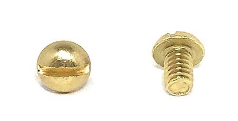 براغي آلة برأس مستديرة مشقوقة 8-32x1/4 من النحاس الصلب (100 قطعة) in Kuwait