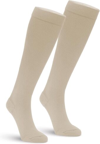 Garment Liner, Unisex, Light Foot-to-Ankle Compression, Tan & Grey, Small - XXLarge, 1 2 4 Undersocks/Pack in Saudi Arabia