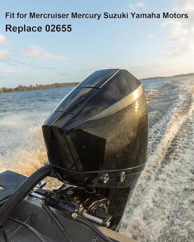 02655 واقي Skeg متوافق مع محركات Mercruiser Mercury سوزوكي ياماها، استبدال واقي Skeg من الفولاذ المقاوم للصدأ لإصلاح Skeg التالف in Saudi Arabia