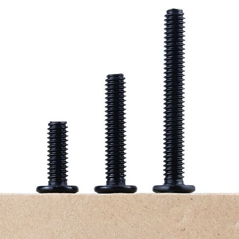 براغي رأس مقبس مسطحة 1/4-20 × 1-1/2 بوصة - 304 من الفولاذ المقاوم للصدأ (18-8) مطلية باللون الأسود، براغي محرك سداسية غاطسة بالكامل مع مفتاح سداسي - مسامير توصيل تجميع الأثاث، عبوة من 30 قطعة in Saudi Arabia