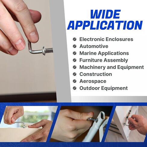 Fastenere Button Head Socket Cap Screws - 3/8-16 x 6 (10 Pack) Stainless Steel 18-8, Full Thread, Bright Plain Finish, Corrosion-Resistant, Machine Thread, Easy to Install w/Allen Socket Drive in Saudi Arabia