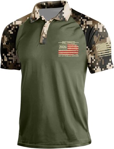 250 Anniversary USA Shirt-Retired 2026 Not My Problem Anymore United States Years of Freedom Polo Shirts, S-5XL in Saudi Arabia