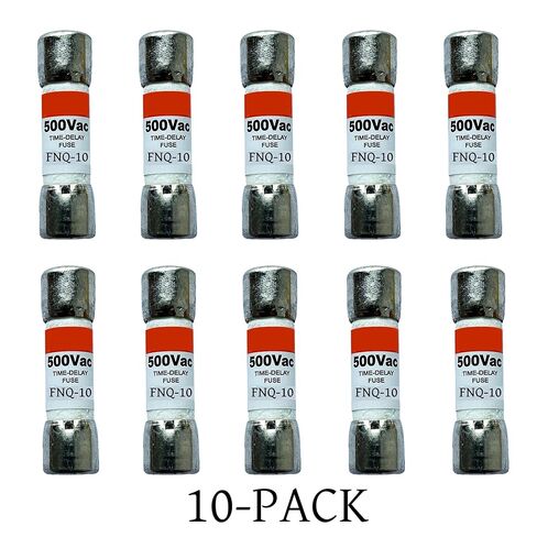 10 عبوات جديدة FNQ-10 FNQ-10A FNQ 10A 500Vac صمامات تأخير الوقت، FNQ-10A صمامات خرطوشة رفض الفئة CC الحالية in Kuwait