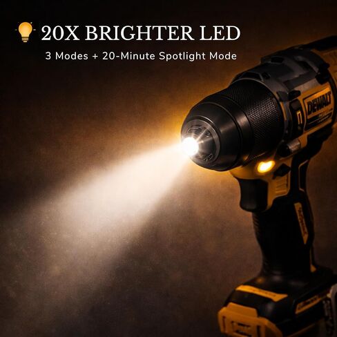 مثقاب مطرقي FLEX VOLT ADVANTAGE 20V MAX*، لاسلكي، 1/2 بوصة، أداة فقط (DCD999B) in Kuwait