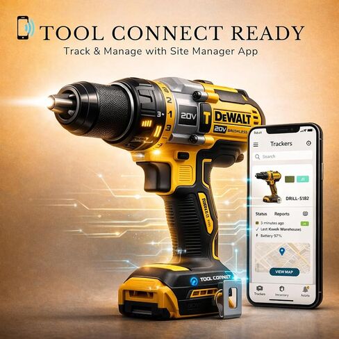 مثقاب مطرقي FLEX VOLT ADVANTAGE 20V MAX*، لاسلكي، 1/2 بوصة، أداة فقط (DCD999B) in Kuwait