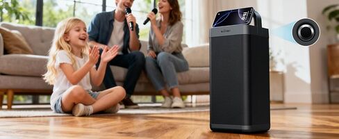ميكروفونات لاسلكية مخصصة من comiso لمكبر صوت بلوتوث محمول M8 بقدرة 150 وات، مكبر صوت خارجي مقاوم للماء. in Kuwait