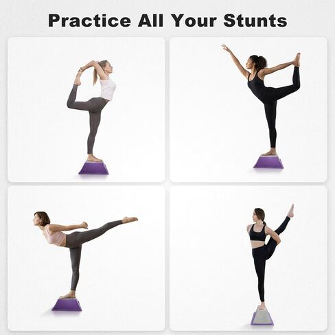Stunt Trainer Stand for Cheerleading - Portable Balance Cheer Stunt Stand Trainer for Flyers - Flexibility and Core Strength Development - Gymnastics Stunting Practice Platform for Safe Skill Training in Saudi Arabia