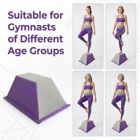 Stunt Trainer Stand for Cheerleading - Portable Balance Cheer Stunt Stand Trainer for Flyers - Flexibility and Core Strength Development - Gymnastics Stunting Practice Platform for Safe Skill Training in Saudi Arabia