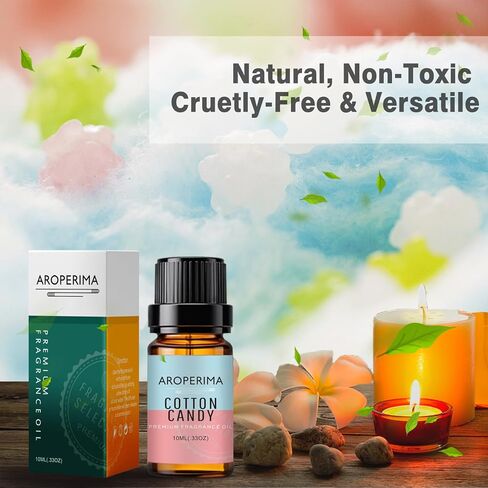 Cotton Candy Fragrance Oil, Premium Grade Scented Oil for Aroma Diffusers, DIY Projects, Perfume, Candle and Soap Making - 10ml in Saudi Arabia