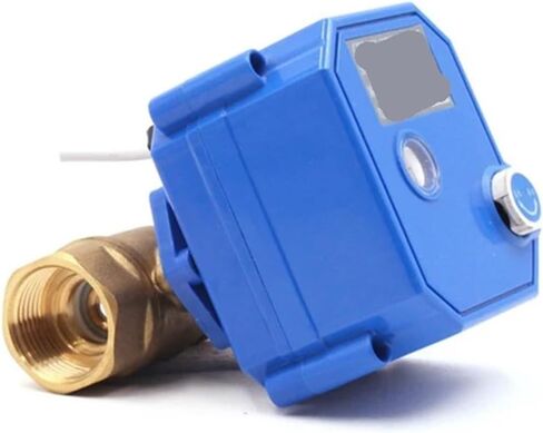 DN8 DN15 DN20 DN25 Ball Valve Brass 2-Way 2/3-wire Actuator with Manual Switch AC220V DC24V DC12V ADC9-24V(1,DC12V_CR04) in Saudi Arabia