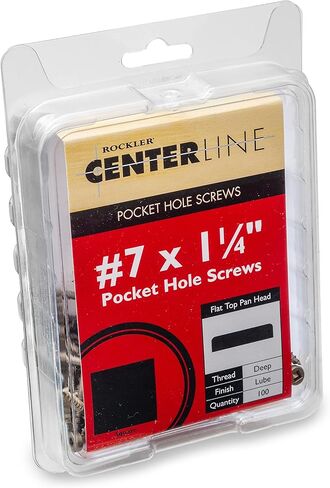 مسامير ثقب الجيب ذات الرأس المربع مقاس 7 × 1-1/4 بوصة من Centerline، خيط خشن، تشحيم تشحيم، 200 حزمة in Saudi Arabia
