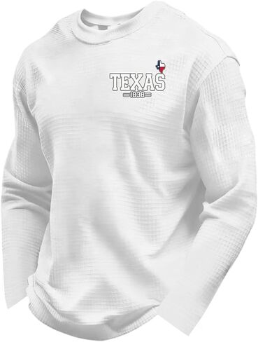 Men's 250 Anniversary USA Sweatshirt American Flag Long Sleeve Waffle 1776-2026 250Th Shirts, S-4XL in Saudi Arabia