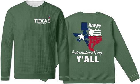 Men's 250 Anniversary USA Sweatshirt American Flag Long Sleeve Waffle 1776-2026 250Th Shirts, S-4XL in Saudi Arabia