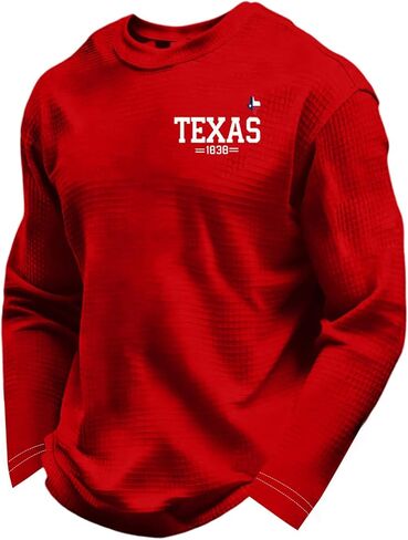Men's 250 Anniversary USA Sweatshirt American Flag Long Sleeve Waffle 1776-2026 250Th Shirts, S-4XL in Saudi Arabia