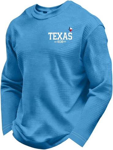 Men's 250 Anniversary USA Sweatshirt American Flag Long Sleeve Waffle 1776-2026 250Th Shirts, S-4XL in Saudi Arabia