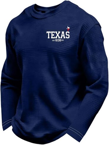 Men's 250 Anniversary USA Sweatshirt American Flag Long Sleeve Waffle 1776-2026 250Th Shirts, S-4XL in Saudi Arabia