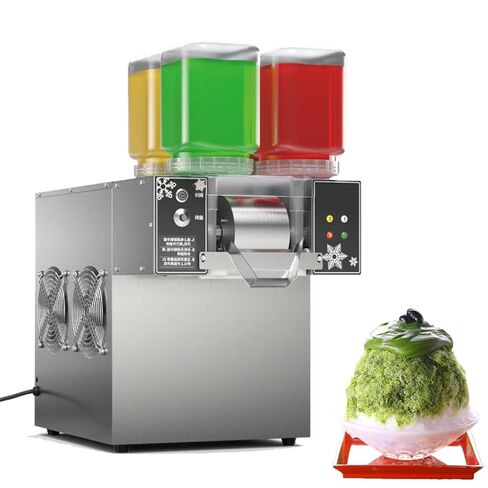 Kolice Automatic Electric Ice Shaved Machine, Snow Cone Shaver, Snowflake Ice Machine, 198lbs/day, Air Cooling for Home, Parties, Food Truck, Restaurant, Milktea Shops,etc in Saudi Arabia