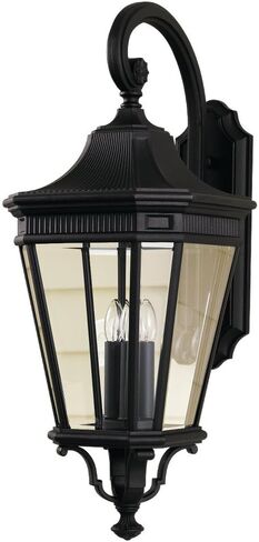 Feiss Lighting-Cotswold Lane-Outdoor Wall Light Aluminium التقليدية المعتمدة للمواقع الرطبة في النمط التقليدي-9.5 in Saudi Arabia