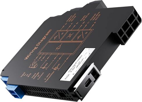 عازل إشارة تيار رفيع للغاية 0-5 فولت 0-10 فولت 1-5 فولت إدخال 4-20 مللي أمبير 0-20 مللي أمبير 1-5 فولت مخرج 1 في 1 (4-20 مللي أمبير إلى 0-10 فولت) in Kuwait