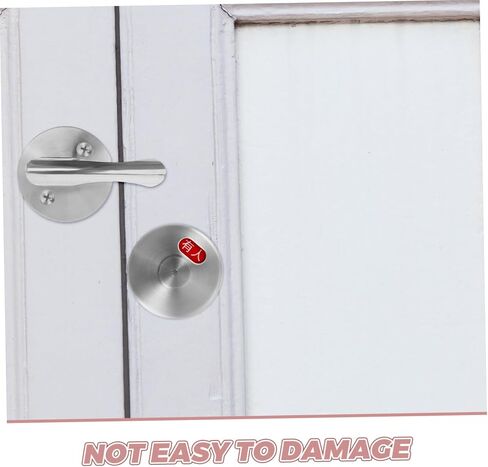 Cabilock 1set Vacant Occupied Indicator Stainless Steel Door Lock Privacy Handle for Public Restroom Partitions Status Display Easy Installation Material in Saudi Arabia