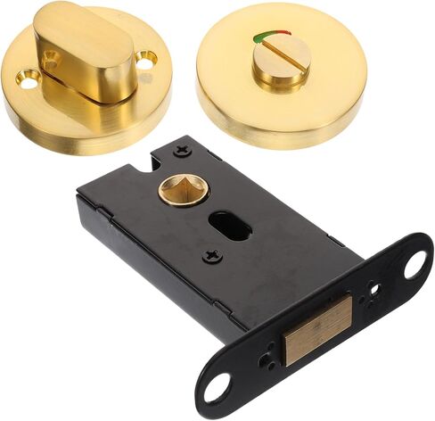 Public Partition Toilet Indicator Lock Zinc Alloy Bathroom Door Lock Occupied Sign Easy Installation in Saudi Arabia