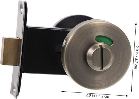 أقفال الأبواب التجارية مقبض الباب بدون مفتاح حمام من الفولاذ المقاوم للصدأ قفل كشك مؤشر شاغر in Kuwait