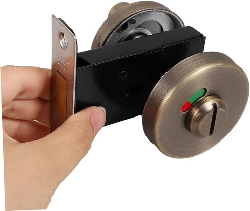 قفل باب رافعة الخصوصية من Holibanna، قفل مؤشر من الفولاذ المقاوم للصدأ للحمام في الحمام in Kuwait