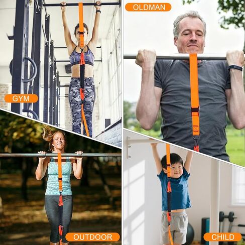 Pull-Up Assistance Bands Set – Heavy Duty Adjustable Resistance Band with Feet/Knee Rest for Home Gym Strength Training in Saudi Arabia