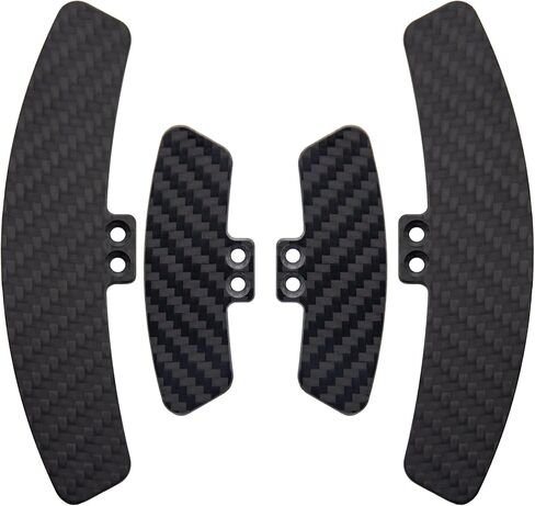 Simube 4-Piece Carbon Fiber Paddles for Fanatec ClubSport Magnetic Paddle Module, Replacement Parts Accessories in Saudi Arabia