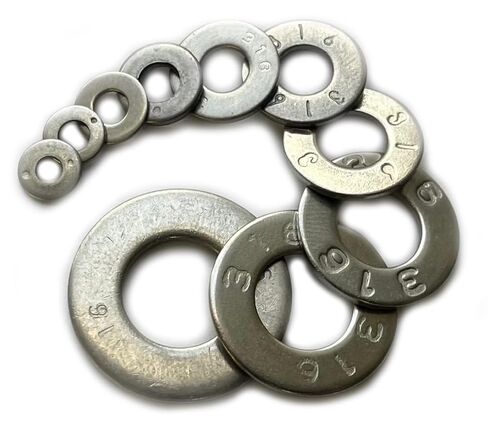 Type 316 Stainless Steel SAE Flat Washer Assortment Kit by Marine Bolt Supply in Saudi Arabia