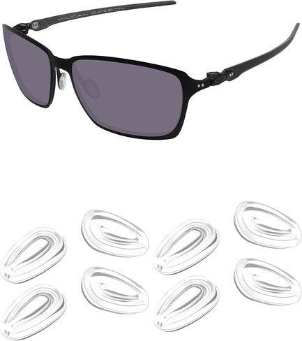 4 أزواج من قطع الأنف البديلة المصنوعة من السيليكون الشفاف المتوافقة مع نظارات Oakley Crosshair 2015/Crosshair New 2012/Crosshair TI الشمسية، وسائد أنف من مطاط السيليكون المضاد للانزلاق وواقي الأنف in Kuwait