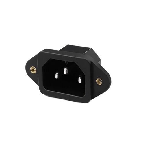 Pin Socket Male Socket Pin Mouth Ac Three-Hole Computer Power Distribution Box Socket Power Supply in Saudi Arabia