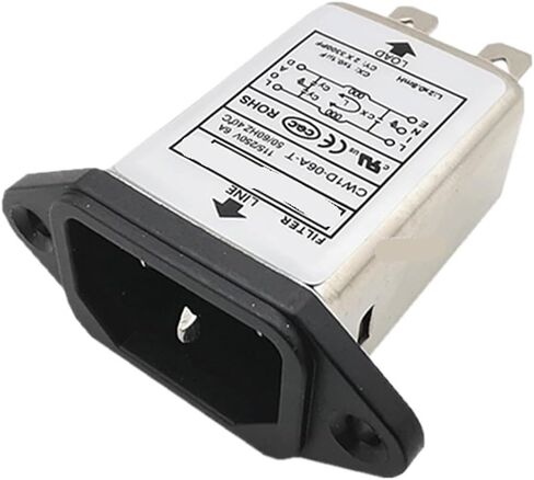 Single-Phase Power Filter CW1B-06A-T 6A 10A CW2A-10A-T CW1D CW2C CW2B(CW2B-10A-T with lamp) in Saudi Arabia