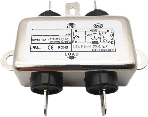 Single-Phase Power Filter CW1B-06A-T 6A 10A CW2A-10A-T CW1D CW2C CW2B(CW2B-10A-T with lamp) in Saudi Arabia
