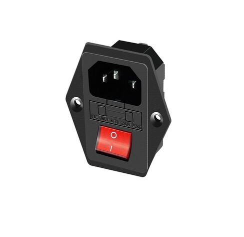 AC Power Socket 3 Holes with Fuse 10A with Switch Socket in Saudi Arabia