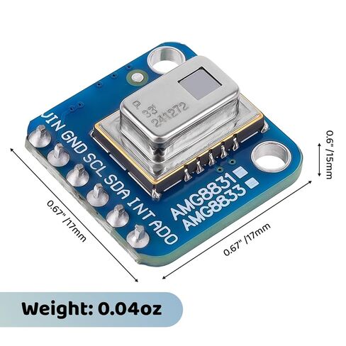 GY-906 MLX90614ESF BAA IR Sensor, Non-Contact IR Infrared Temperature Sensor, IR Temperature Acquisition Module IIC I2C for Arduino, Raspberry Pi, ESP32 in Saudi Arabia