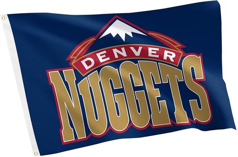 Desert Cactus Denver Nuggets Flag NBA 100% Polyester Indoor Outdoor 3x5 feet National Basketball Association Team Flags (Vintage Flag 2) in Saudi Arabia