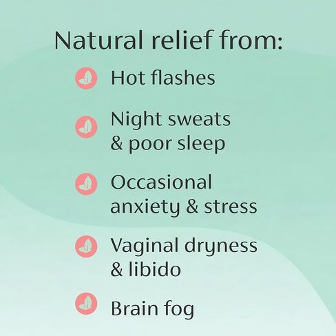 Chaly Menopause Supplements for Women with Ashwagandha KSM 66 and Saffron | Hot Flash, Bloating, Libido, Vaginal Dryness, Stress, and Mood Support Supplement | Menopause Relief Supplements | 60 Count in Kuwait