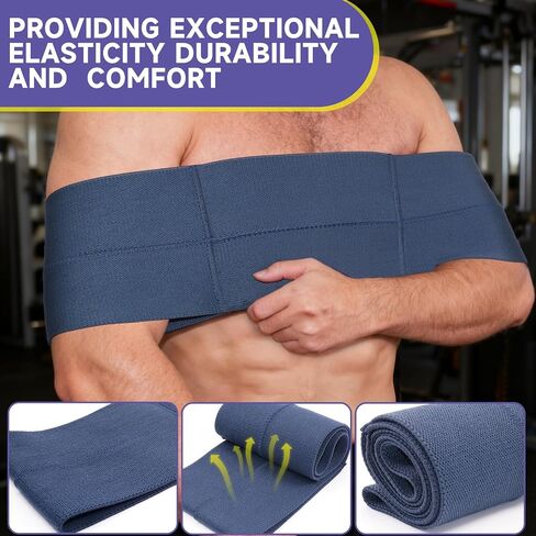 Bench Press Band Sling, Power Weight Lifting Slingshot Blaster for Men and Women, Push Up Exercise Bench Gym Workout Equipment for Elbow Fitness, Chest Builder, Powerlifting, Blue in Saudi Arabia