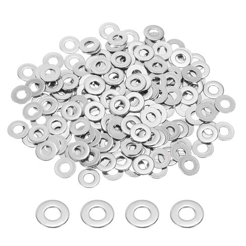 PATIKIL M8 304 Stainless Steel Flat Washer, 50 Pcs 8mm ID 13mm OD 1mm Thick Metric Washers Metal Sealing Gasket Ring for Screws Bolts Factories Home Outdoor Projects in Saudi Arabia