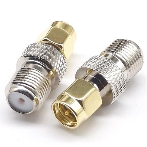 100Pcs SMA Male to F Female All-Copper Radio Frequency SMAJ/FK SMA Female Threaded Inner Needle to F Male Threaded Inner Hole in Saudi Arabia