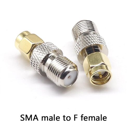 100Pcs SMA Male to F Female All-Copper Radio Frequency SMAJ/FK SMA Female Threaded Inner Needle to F Male Threaded Inner Hole in Saudi Arabia