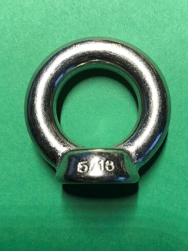 US STAINLESS 2 Pieces Stainless Steel 316 Lifting Eye Nut 5/16" UNC Heavy Duty Marine Grade in Saudi Arabia