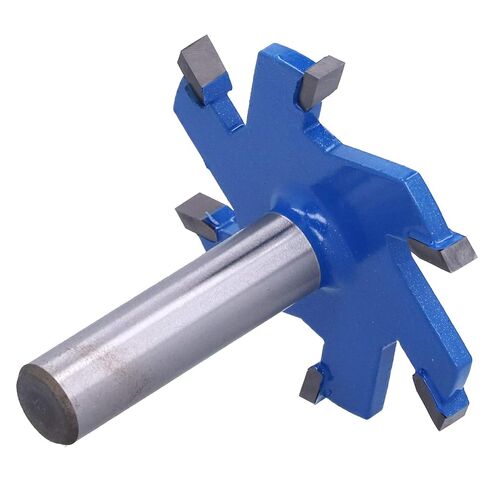 BRRNOO T Slot Router Bit, 6Flute Router Bit TSlot TSlot Woodworking Slotting Milling Cutter 6Flute Alloy Carbon Steel Extended Shank (1/2 Handle) in Saudi Arabia