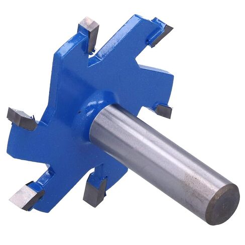 BRRNOO T Slot Router Bit, 6Flute Router Bit TSlot TSlot Woodworking Slotting Milling Cutter 6Flute Alloy Carbon Steel Extended Shank (1/2 Handle) in Saudi Arabia