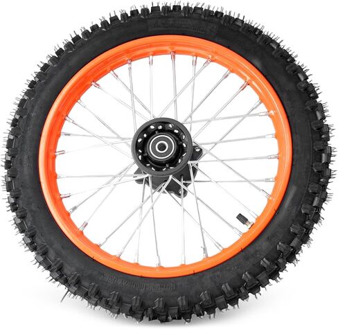 ملحقات الإطارات الخارجية للعجلة الأمامية من E-Bike متوافقة مع دراجات Tutto Tutti Soleil 01 الكهربائية، 60/100-14 مطاطي أسود in Kuwait