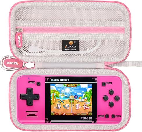 Aproca Case Compatible with WELLST·G Handheld Game Kids Portable Gaming Player, Storage Hard Bag for Accessories - Blue (Case Only) in Saudi Arabia