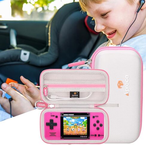 Aproca Case Compatible with WELLST·G Handheld Game Kids Portable Gaming Player, Storage Hard Bag for Accessories - Blue (Case Only) in Saudi Arabia