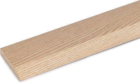 3 1/2 بوصة عرض × 5/8 بوصة ارتفاع نصف عتبة من خشب البلوط غير المكتمل (عتبة المؤخرة) (طول 6 أقدام) in Kuwait